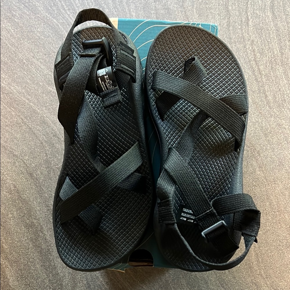 Chaco Zcloud 2 Solid Black Sandals - image 1